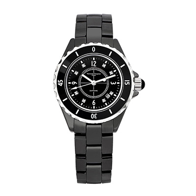 Valentino Coupeau 范倫鐵諾 古柏 精密陶瓷腕錶-黑陶/39mm