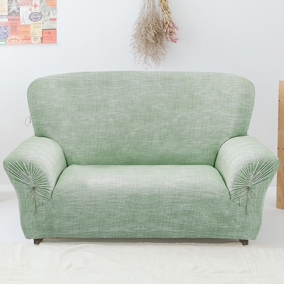 【格藍傢飾】禪思彈性沙發套-綠3人座