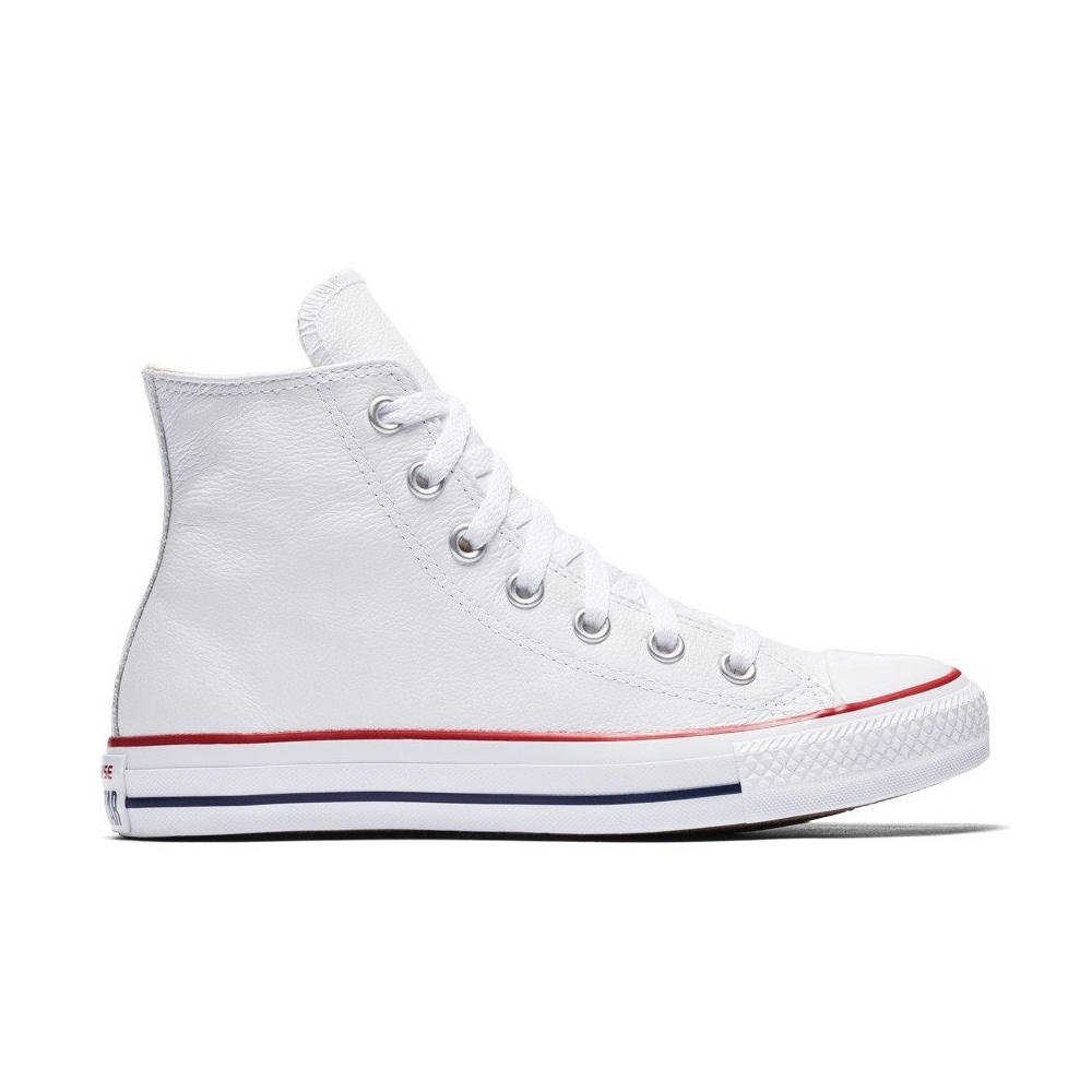 CONVERSE CT All Star HI 休閒鞋 高筒 男女 荔枝皮革 白-132169C