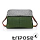 tripose 漫遊系列 岩紋x微皺尼龍貼身斜背包 草綠 product thumbnail 1