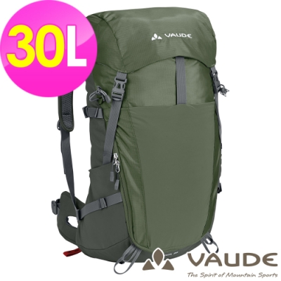 【VAUDE德國 】Brenta 30L 耐磨網架透氣登山背包VA-12161橄欖綠