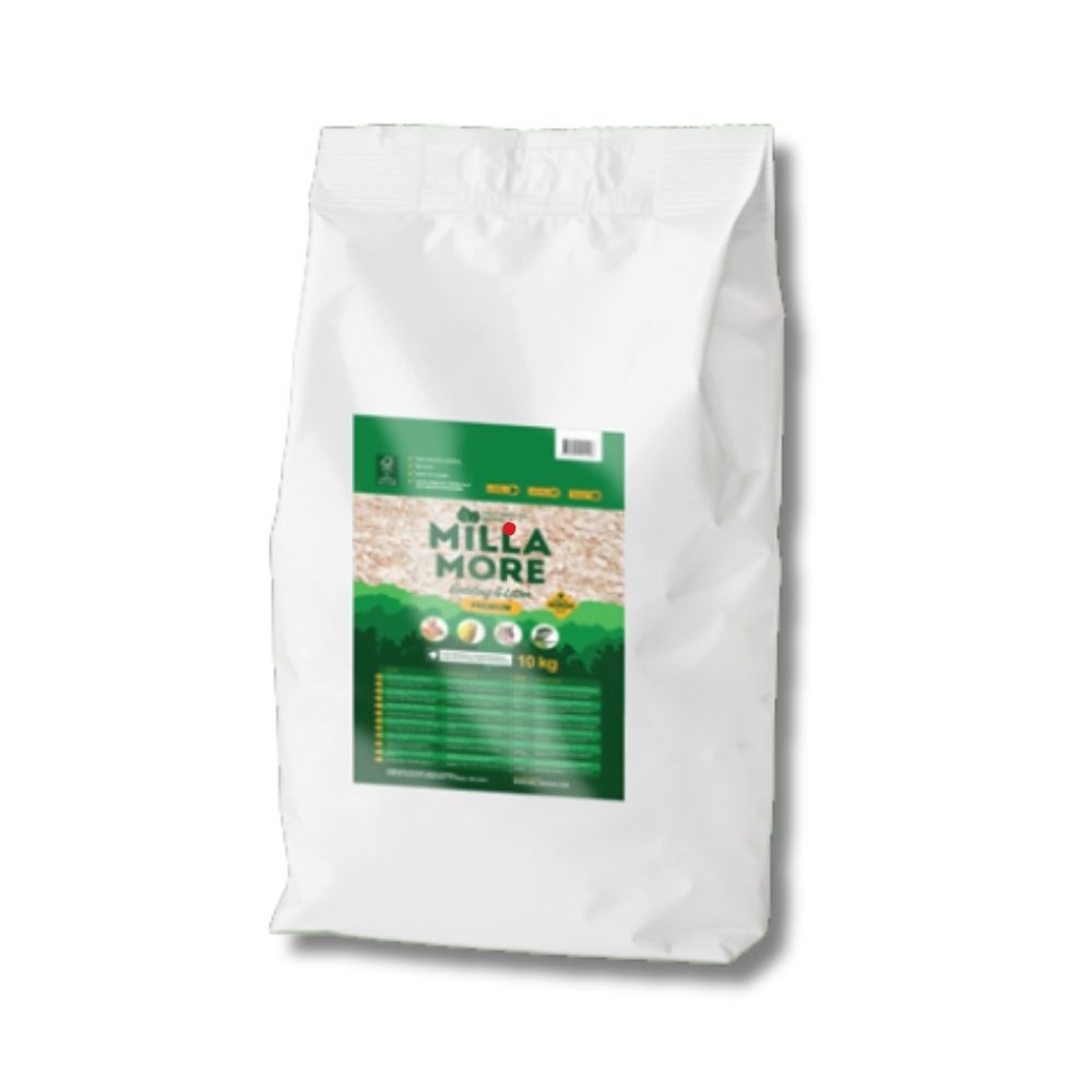 MOMI摩米-MILLAMORE美麗多木質墊料 大顆粒/小顆粒 10kg(購買二件贈送全家禮卷100元*1張)