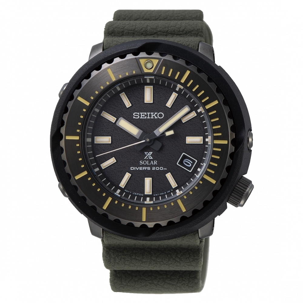 SEIKO PROSPEX小鮪魚太陽能潛水腕錶V157-0DD0SD/SNE543P1