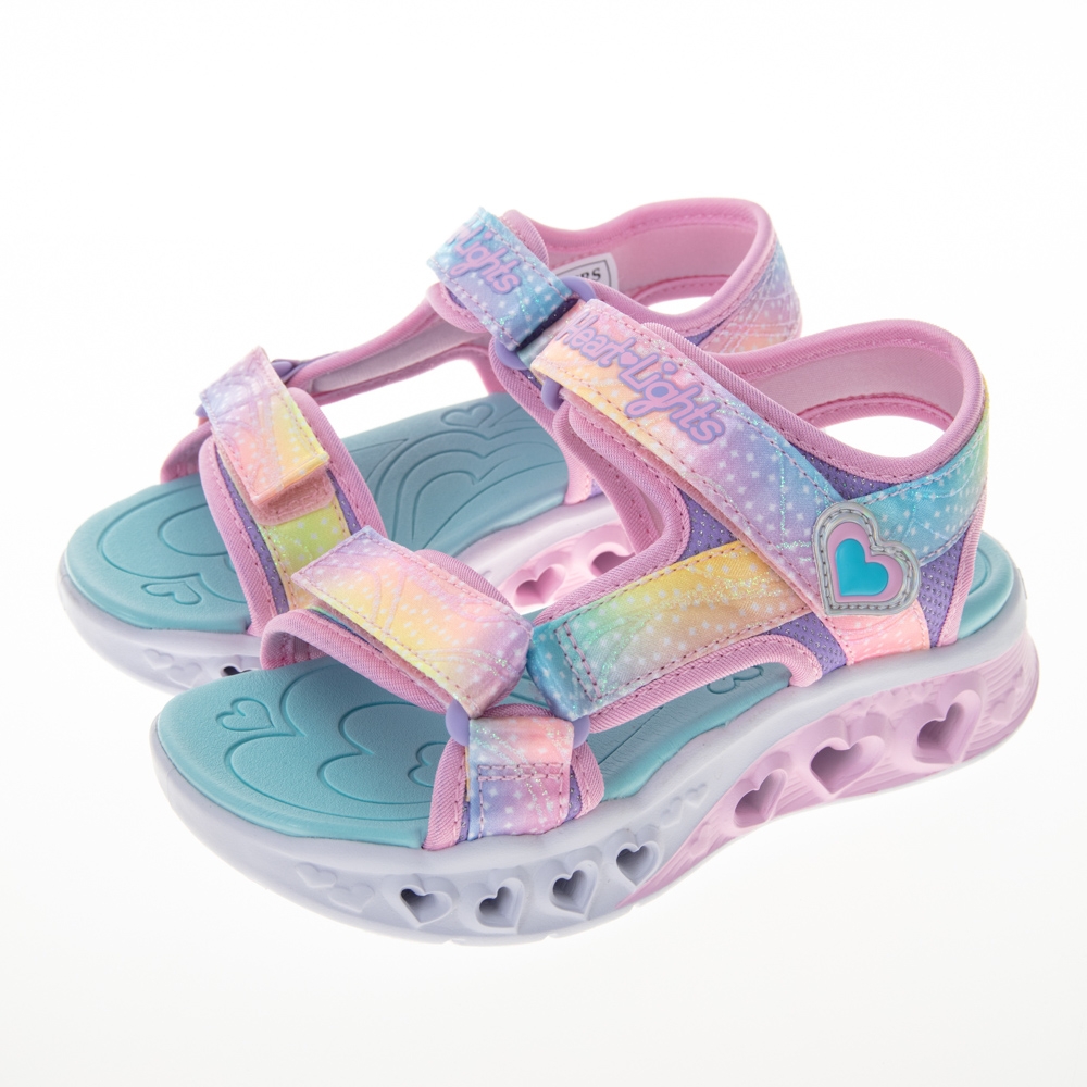 SKECHERS 童鞋 女童系列 涼拖鞋 FLUTTER HEARTS SANDAL - 303105LLPMT