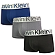 Calvin Klein Reconsidered Steel 絲質寬腰帶合身四角/平口褲 CK內褲-海軍藍、灰、黑 三入組 product thumbnail 1
