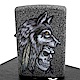 ZIPPO 美系~Wolf Skull Feather-狼-骷髏-羽毛圖案設計打火機 product thumbnail 1