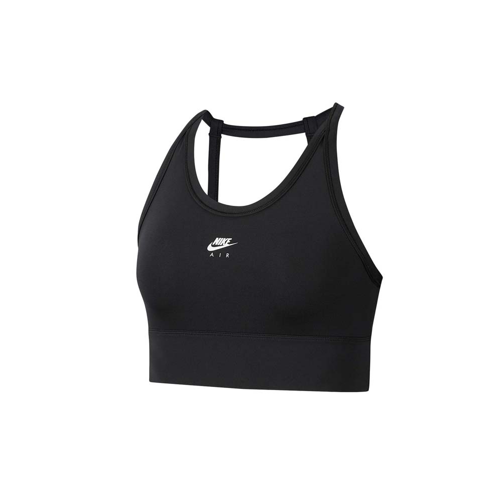 NIKE 女 中度支撐運動內衣 黑白