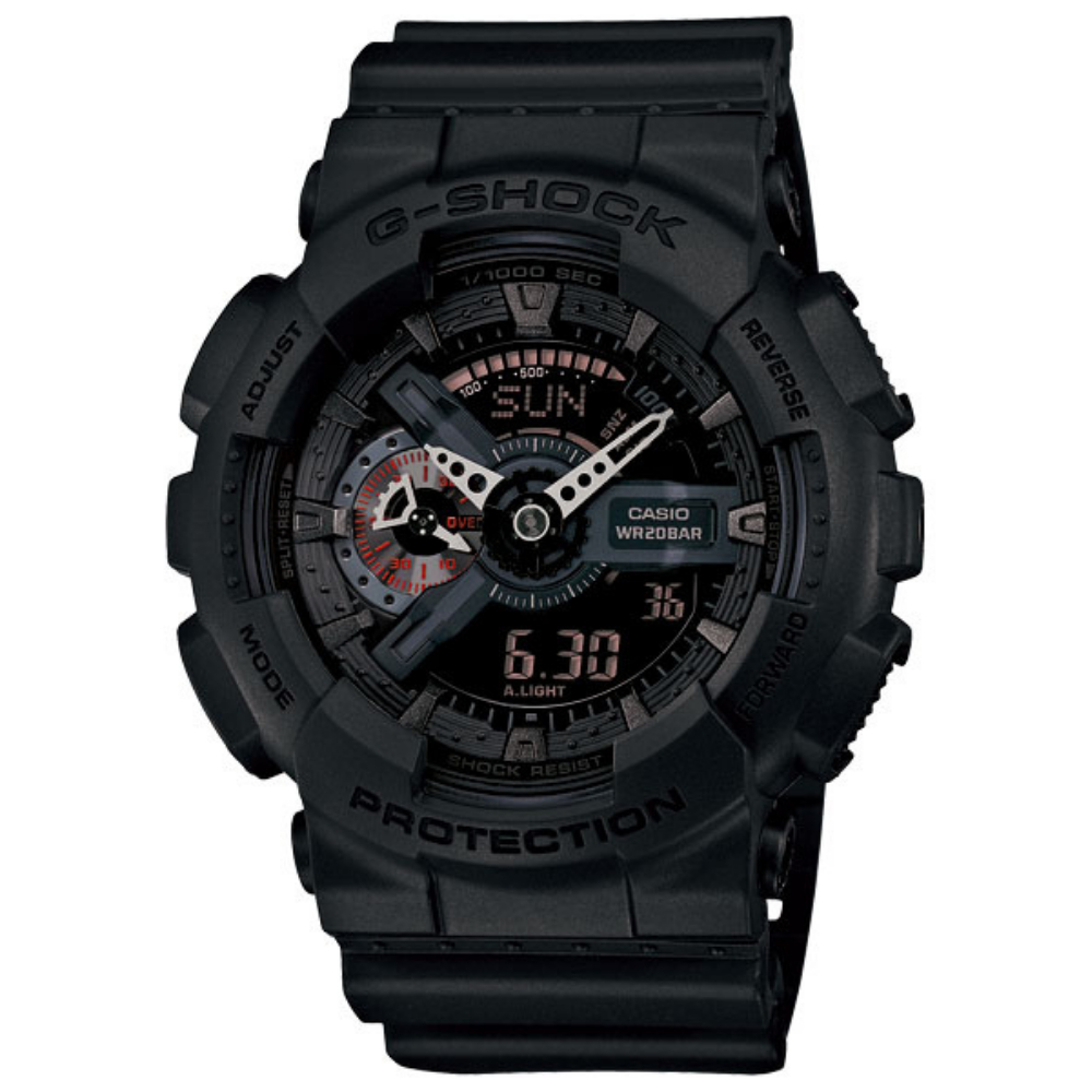 CASIO卡西歐經典霧黑G-SHOCK系列(GA-110MB-1A) | G-SHOCK