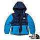 【The North Face】童/女 防潑水保暖雙面穿連帽鋪棉外套_7WOS-JA7 藍色 product thumbnail 1