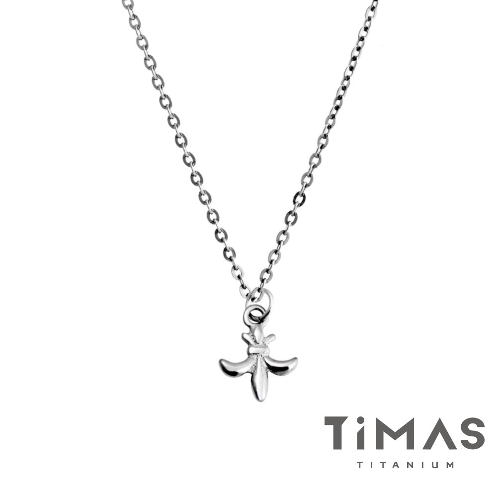 TiMAS《Iris-法式百合》純鈦項鍊(E)