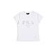 FILA KIDS 女童短袖圓領上衣-白色 5TEY-4916-WT product thumbnail 1