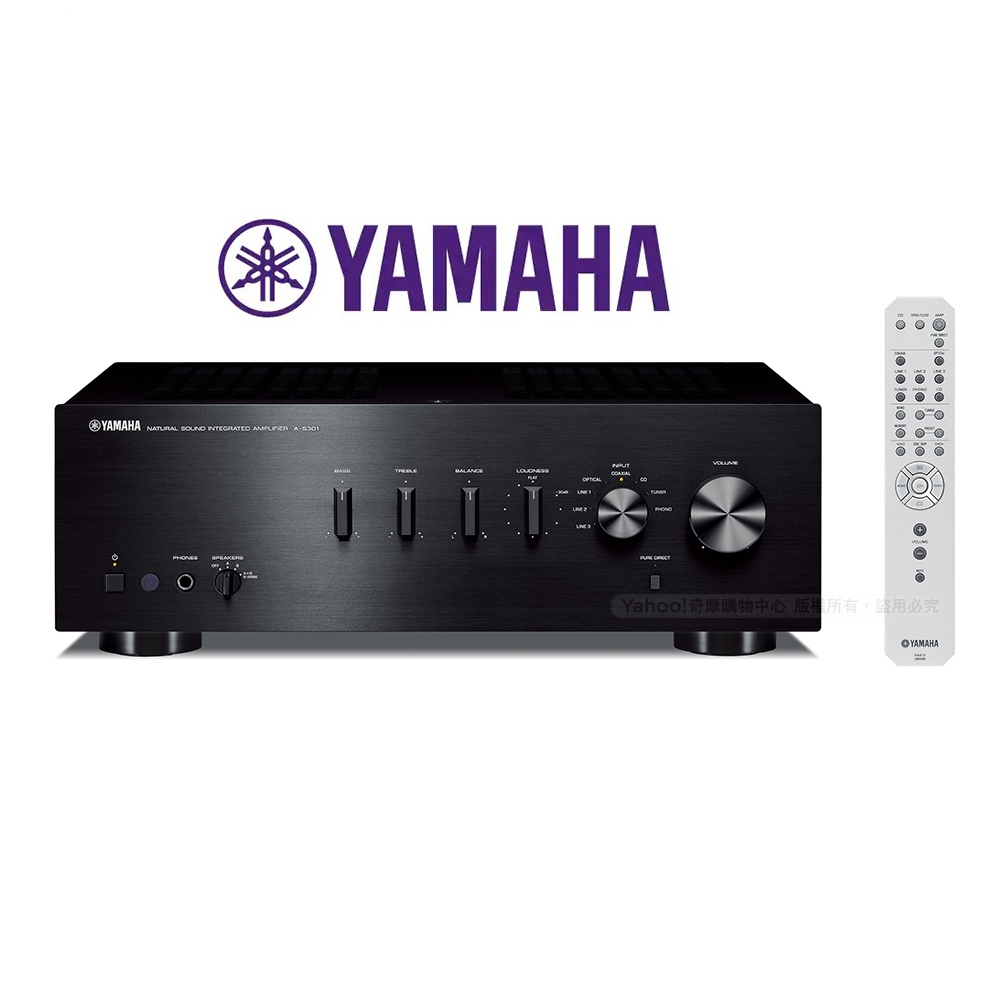 日本 YAMAHA A-S301 HiFi 綜合擴大機 (台灣公司貨)