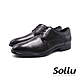 Sollu 巴西專櫃3孔經典素面綁帶皮鞋-巧克力黑 product thumbnail 2