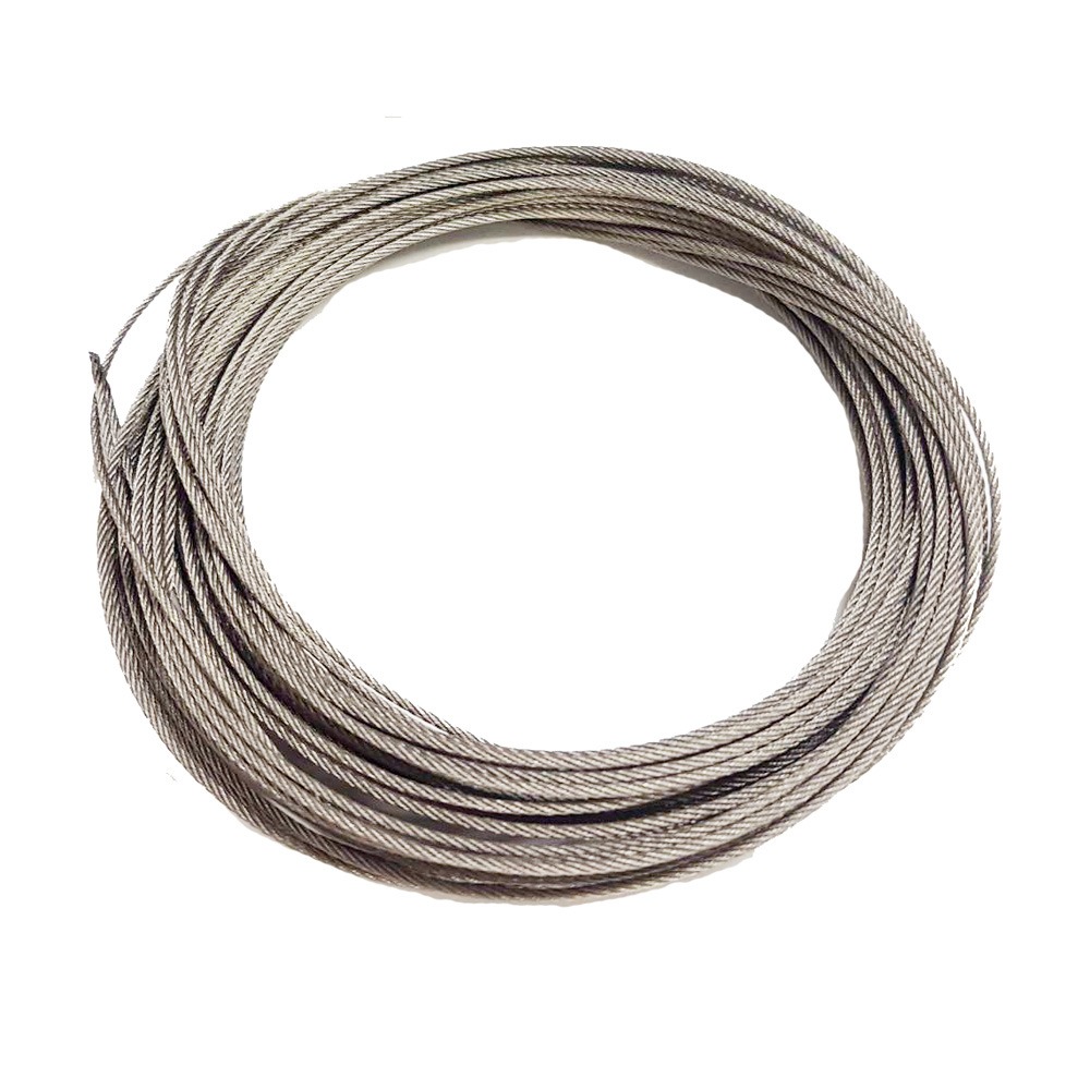 CZ002 長度1米 不鏽綱綱絲晒衣繩S304單桿式/雙桿式通用 通用升降不銹鋼繩
