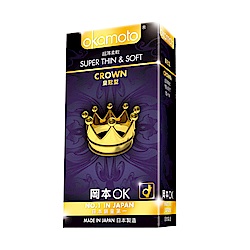 okamoto岡本-Crown皇冠型保險套(10入)