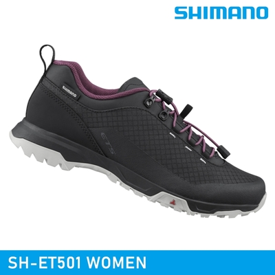 SHIMANO SH-ET501 WOMEN 自行車硬底鞋 / 黑色 (非卡式自行車鞋)