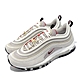 Nike 休閒鞋 Air Max 97 SE 運動 男鞋 經典款 氣墊 麂皮 鞋帶logo造型 灰 白 DB0246-001 product thumbnail 1