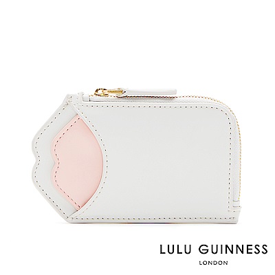 LULU GUINNESS LILIANA 零錢包 (灰白)