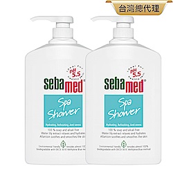 (2入組)sebamed施巴 運動花香沐浴乳1000ml