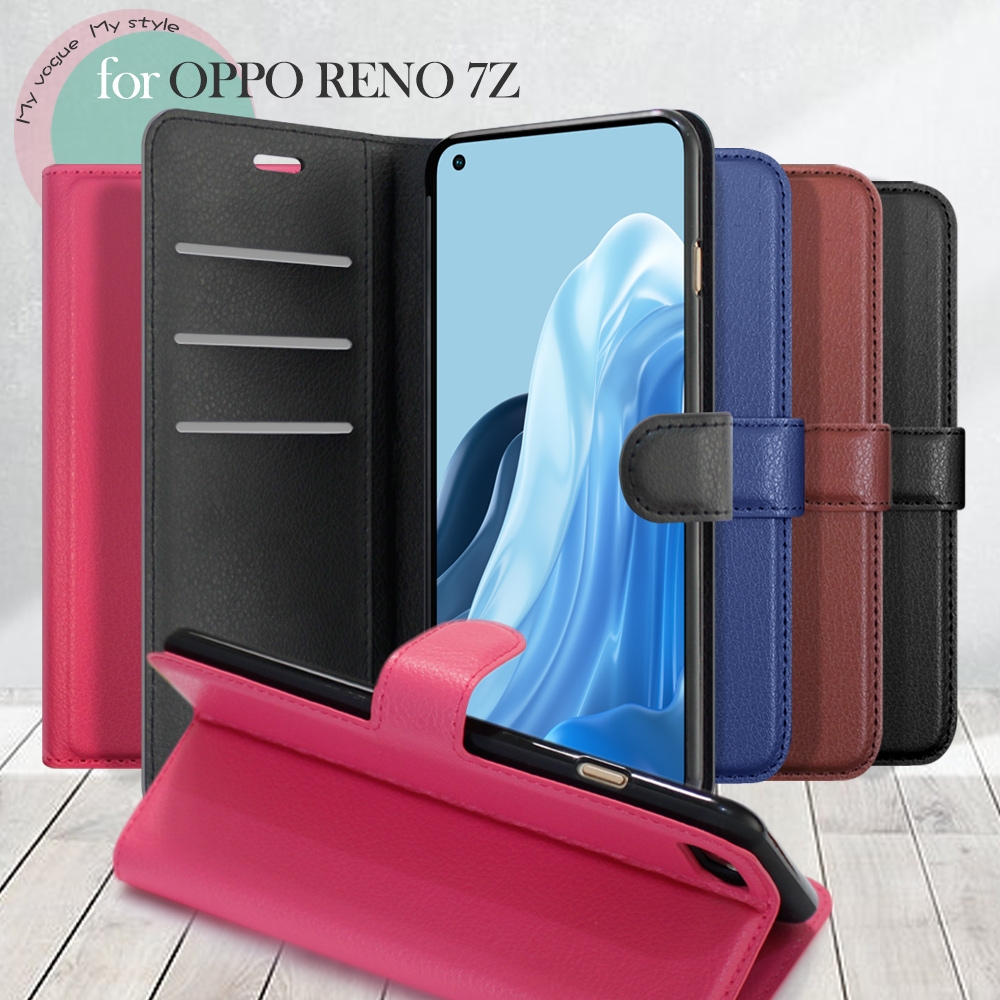Dapad for OPPO RENO 7Z 百搭時代多卡式夾層皮套