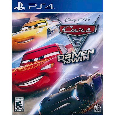汽車總動員 3：全力取勝 Cars 3: Driven to Win -PS4 中英文美版