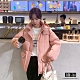 JILLI-KO 羽絨棉保暖麵包服連帽外套- 粉紅 product thumbnail 1