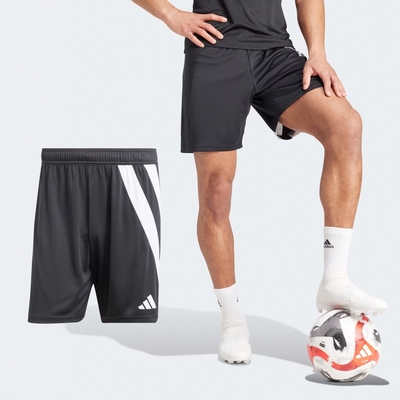 adidas 短褲 Fortore 23 Shorts 男款 黑 白 輕質 透氣 抽繩 足球 運動褲 愛迪達 IK5755