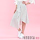 JESSICA RED - 不規則條紋造型裙（白） product thumbnail 1