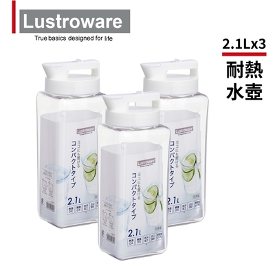 【Lustroware】日本進口耐熱冷水壺-2.1Lx3入