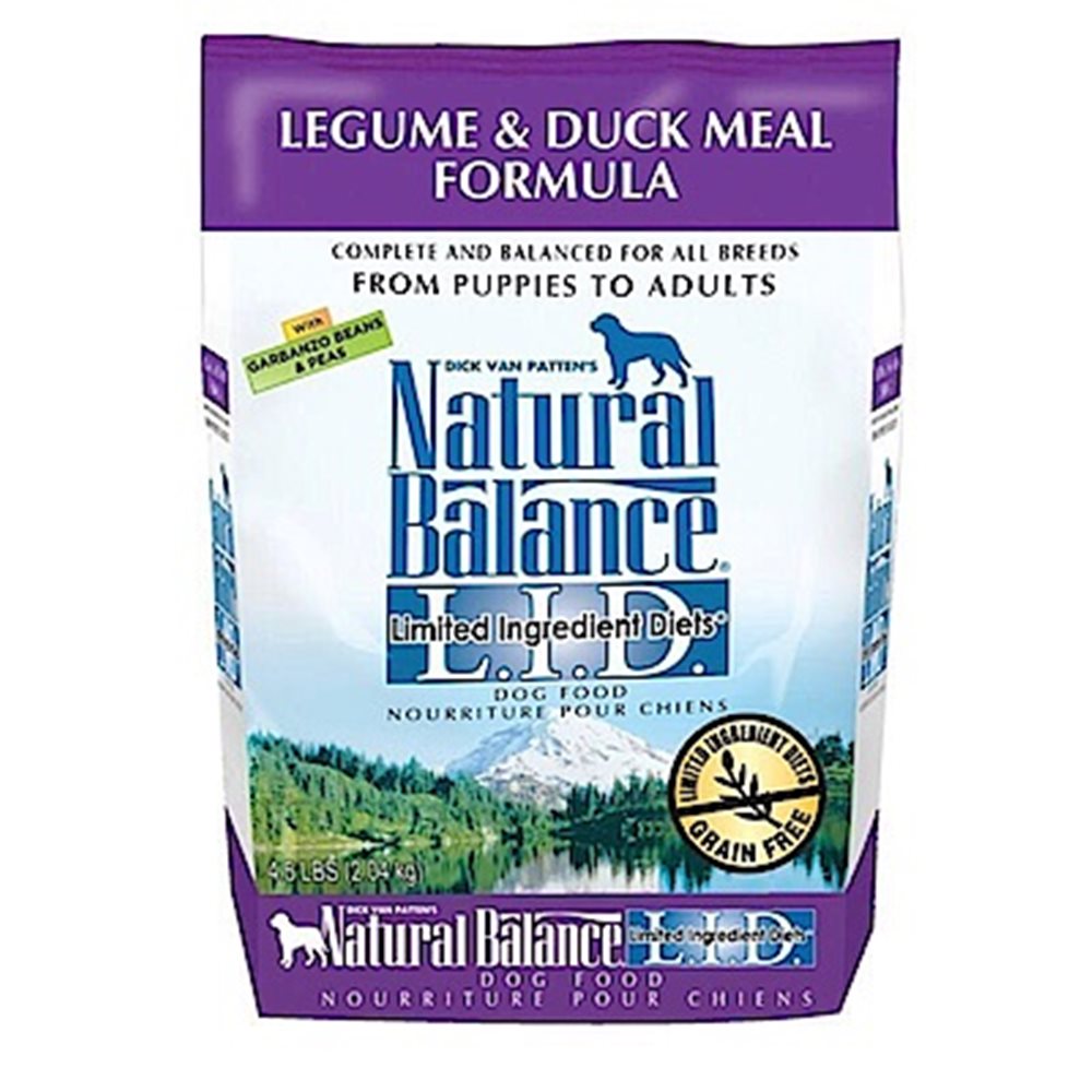 Natural Balance 低敏無穀鷹嘴豆鴨肉全犬配方 4.5磅