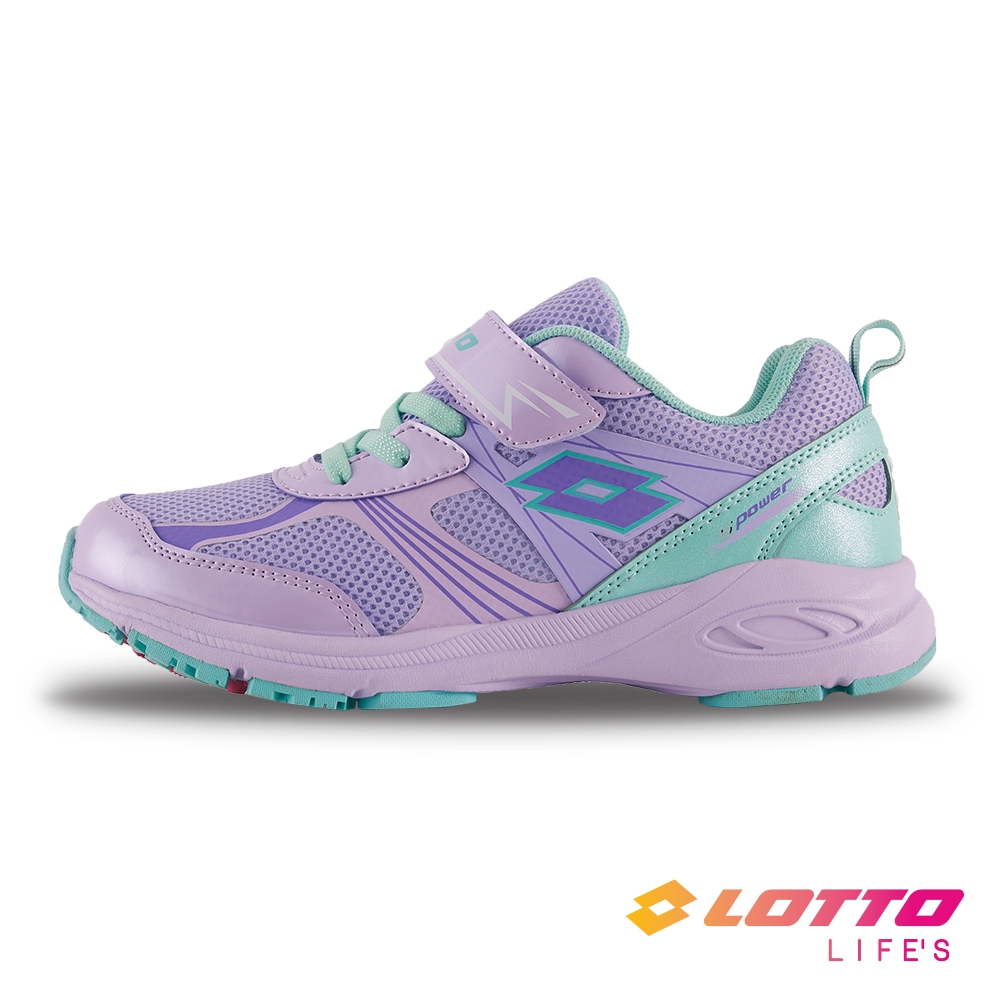 【LOTTO 義大利】童鞋 S POWER 競速避震跑鞋(紫-LT1AKR3697)