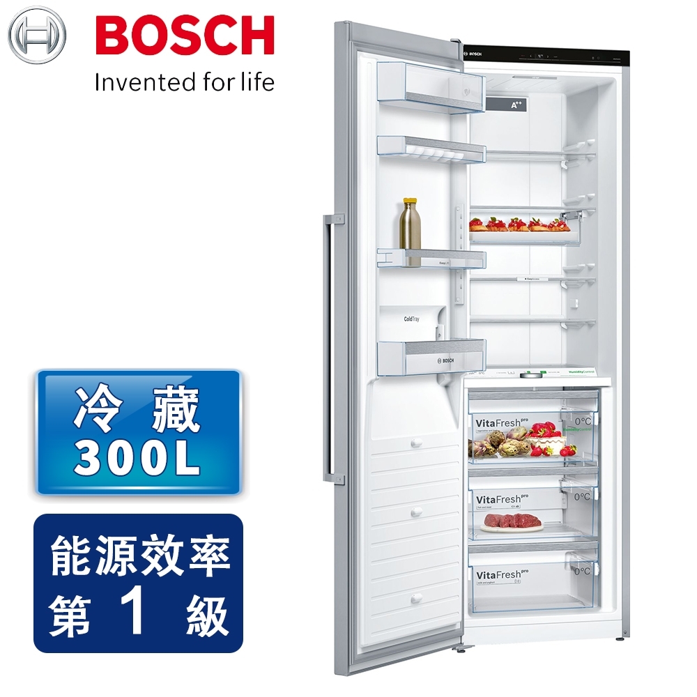 BOSCH 博世 8系列 220V 獨立式300L冷藏冰箱 KSF36PI33D