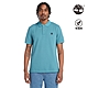 Timberland 男款風暴藍短袖POLO衫|A62T5DV7 product thumbnail 1