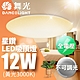 舞光 LED 1-2坪 12W雅緻吸頂燈(白光/黃光) product thumbnail 3