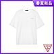 GUESS-男裝-純色壓背圖騰LOGO短T-白 原價1990 product thumbnail 1