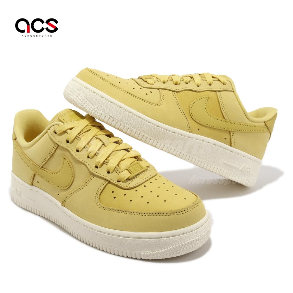 Nike Wmns Air Force 1 PRM MF 女鞋Gold Nubuck 薑黃AF1 休閒鞋DR9503