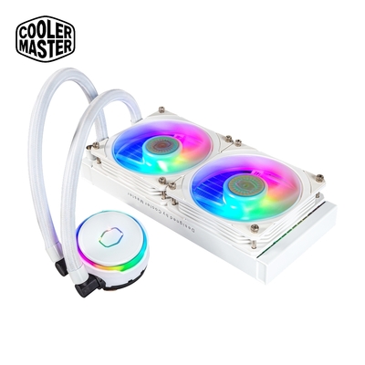 Cooler Master 酷碼 MasterLiquid PL240 FLUX 白色版 水冷散熱器