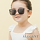 ALEGANT童樂時尚綿羊粉兒童專用輕量矽膠彈性墨鏡│UV400方框太陽眼鏡 product thumbnail 1