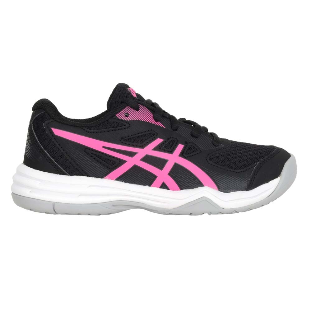 ASICS UPCOURT 5 GS 女兒童排羽球鞋-訓練  亞瑟士 1074A039-002 黑亮桃紅