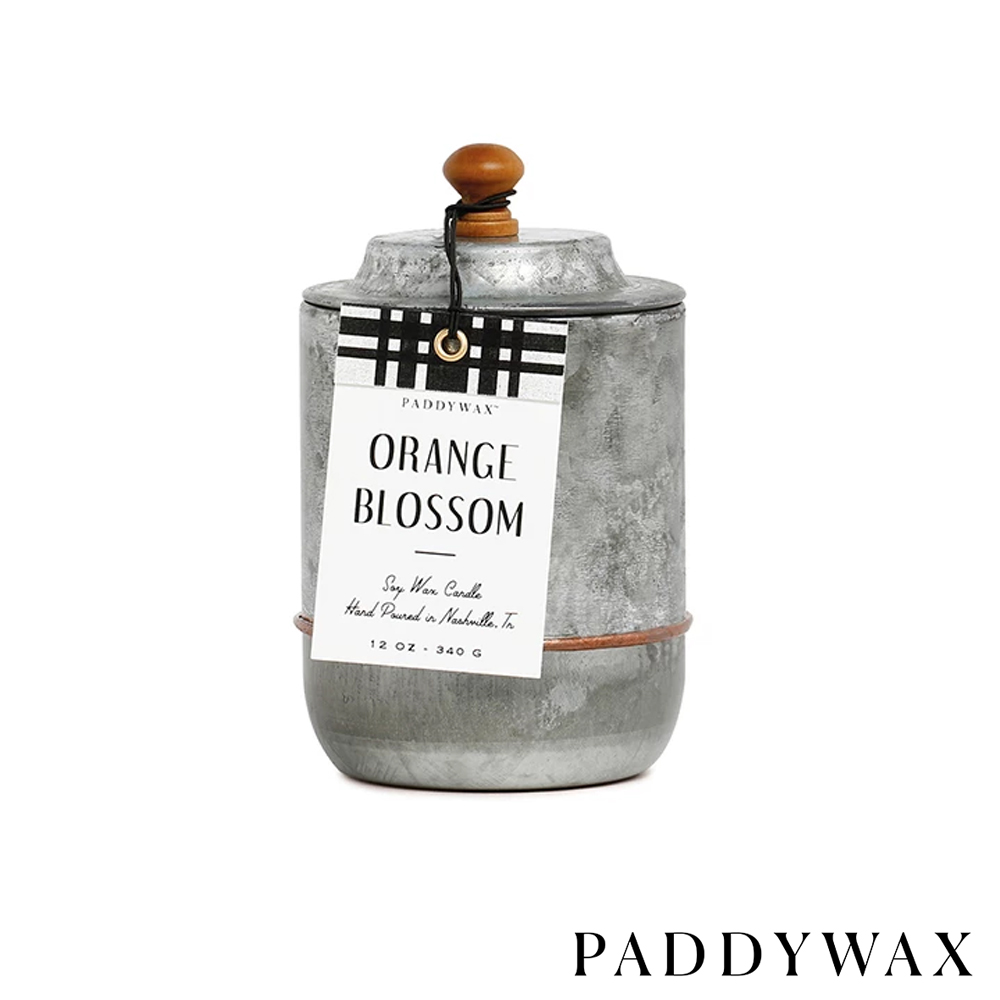 PADDYWAX 美國香氛 Homestead系列 橙花 復古工業風錫罐 340g