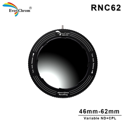 EverChrom 彩宣 REVORING RNC62 快速可調VND+CPL濾鏡(鏡頭適用46-62mm)