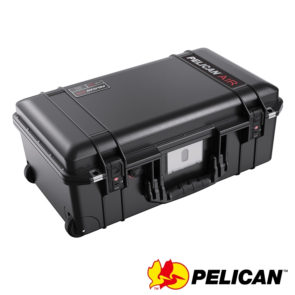 美國 PELICAN 1535TRVL Air 輪座拉桿超輕氣密箱-(黑)