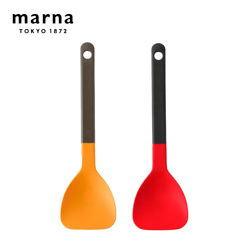 【MARNA】日本品牌耐熱矽膠平鏟(2色任選)