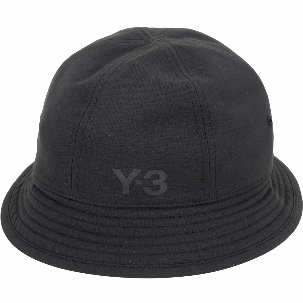 Y-3 BUCKET LOGO設計黑色漁夫帽