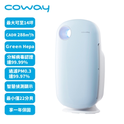 Coway 10-14坪 加護抗敏型空氣清淨機 AP-1009CHB 藍色