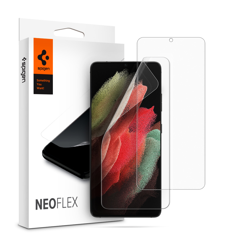 SGP / Spigen Galaxy S21 Ultra / S21+ /S21_Neo Flex 極輕薄防刮保護貼(2入組)