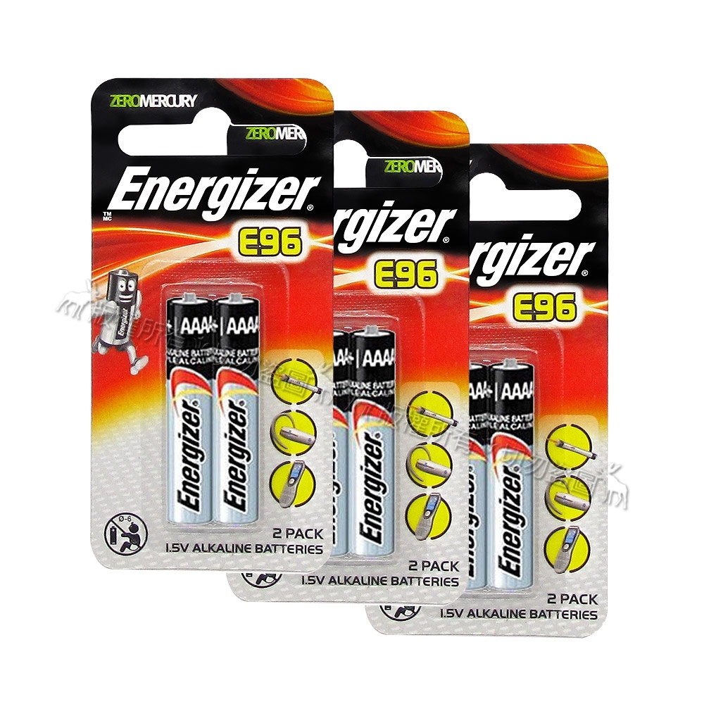 Energizer 勁量 持久型6號鹼性電池 AAAA (6顆入)