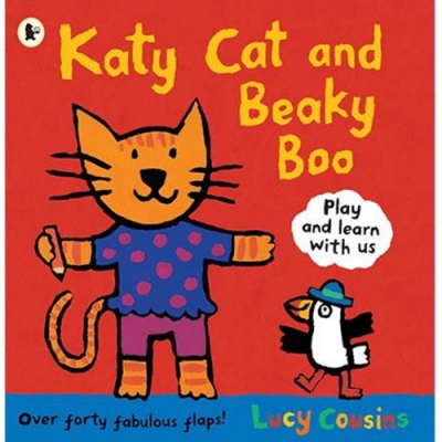 Katy Cat And Beaky Boo Katy貓和大嘴鳥Boo平裝繪本