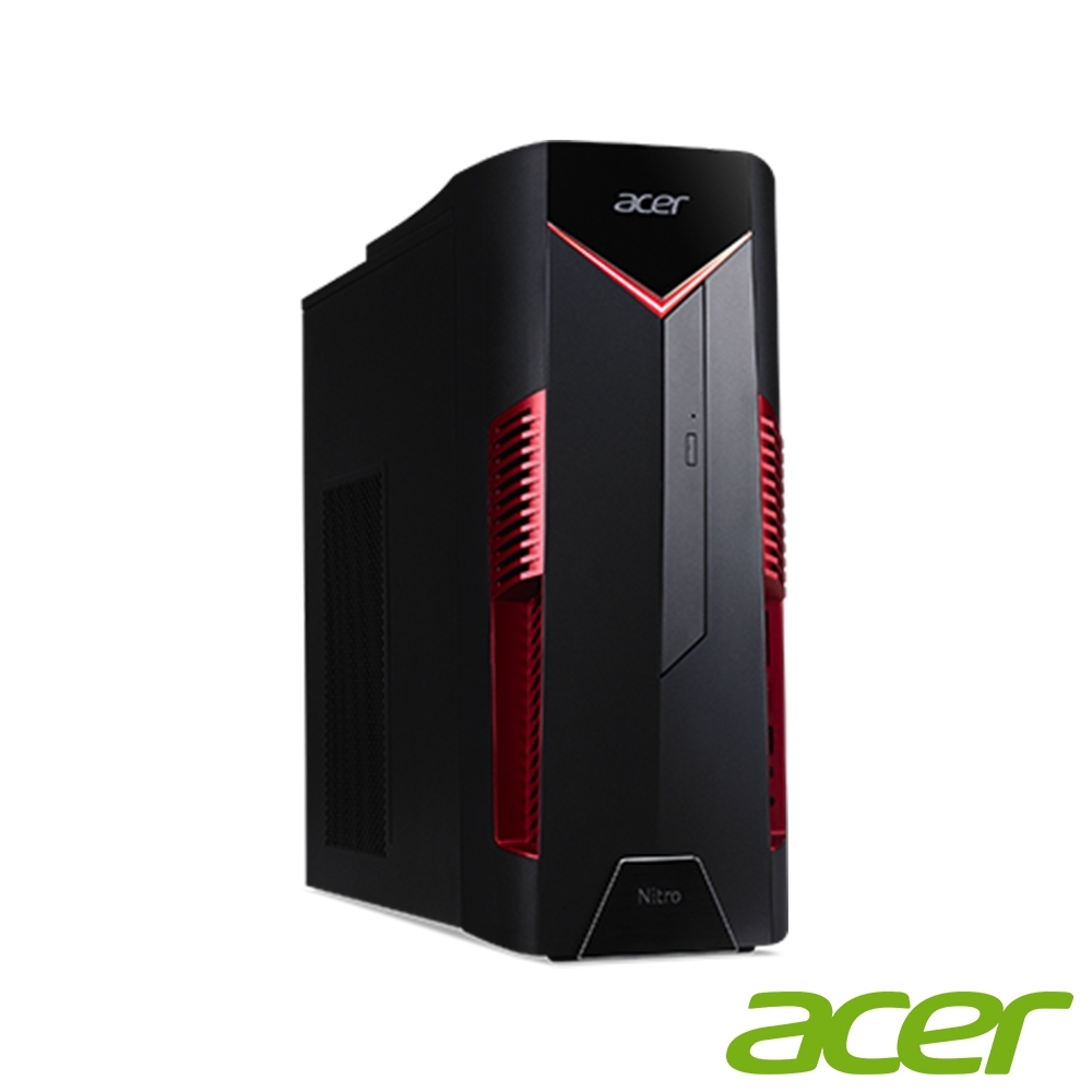 Acer N50-600 九代i5六核雙碟獨顯電競桌上型電腦(i5-9400/GTX 1660Ti/16GB/1T/256G/Win10h)GTX16 以上