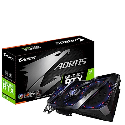 技嘉 GV-N2070AORUS-8GC RTX2070顯示卡